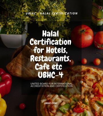 Halal Certification for Hotels, Restaurants, Cafe